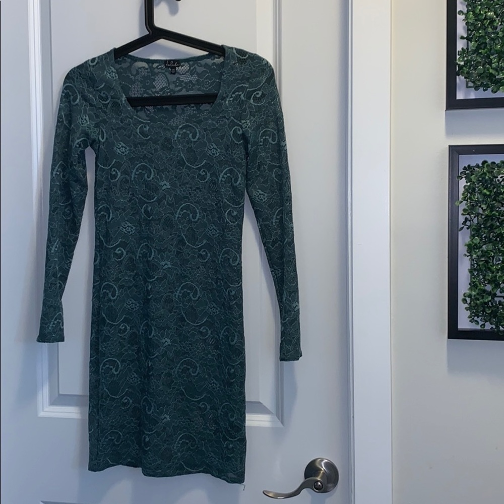 Talula Clarendon teal lace bodycon dress
